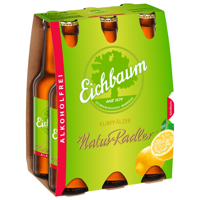 Eichbaum Kurpfälzer Natur Radler alkoholfrei 6x0,33l